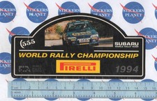 VINTAGE STICKER STICKER STICKER TUNING PIRELLI WORLD RALLY 1994