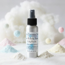 Baby Powder scented HAIR  BODY PERFUME FRAGRANCE SPRAY MIST 2.5oz