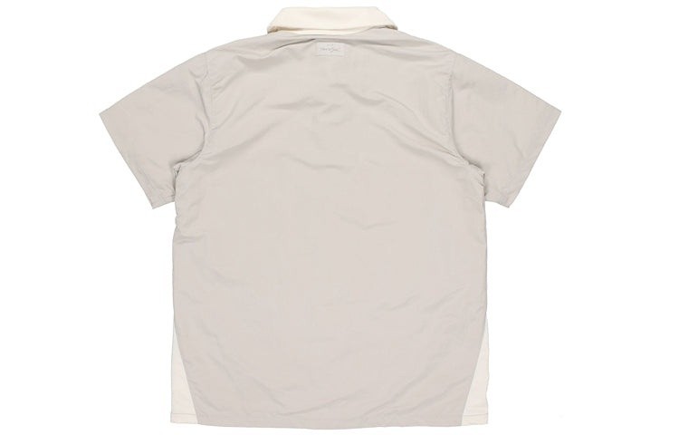 NIKE Air Fear Of God Shooting Shirt Jacket Snap Button Mens XL Beige NEW $150 thumbnail 11