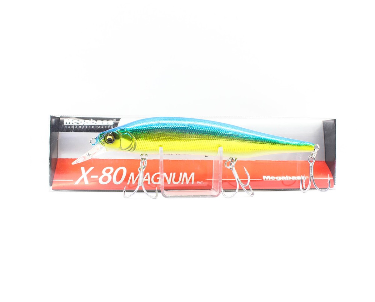 Megabass X-80 Magnum Sinking Lure GLX Lapis Blue GB (7116
