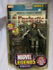 Marvel Legends Dr. Doom Action Figure Series 2 w  Fantastic Four Comic Book NEW