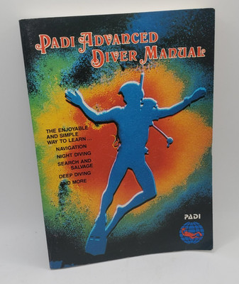 Padi  Advanced Diver Manual w/ Repetitive Dive Workslate (C3)
