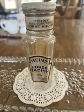 Ancien verre radis cheval évaporé Heinz vers 1930 noisette Atlas