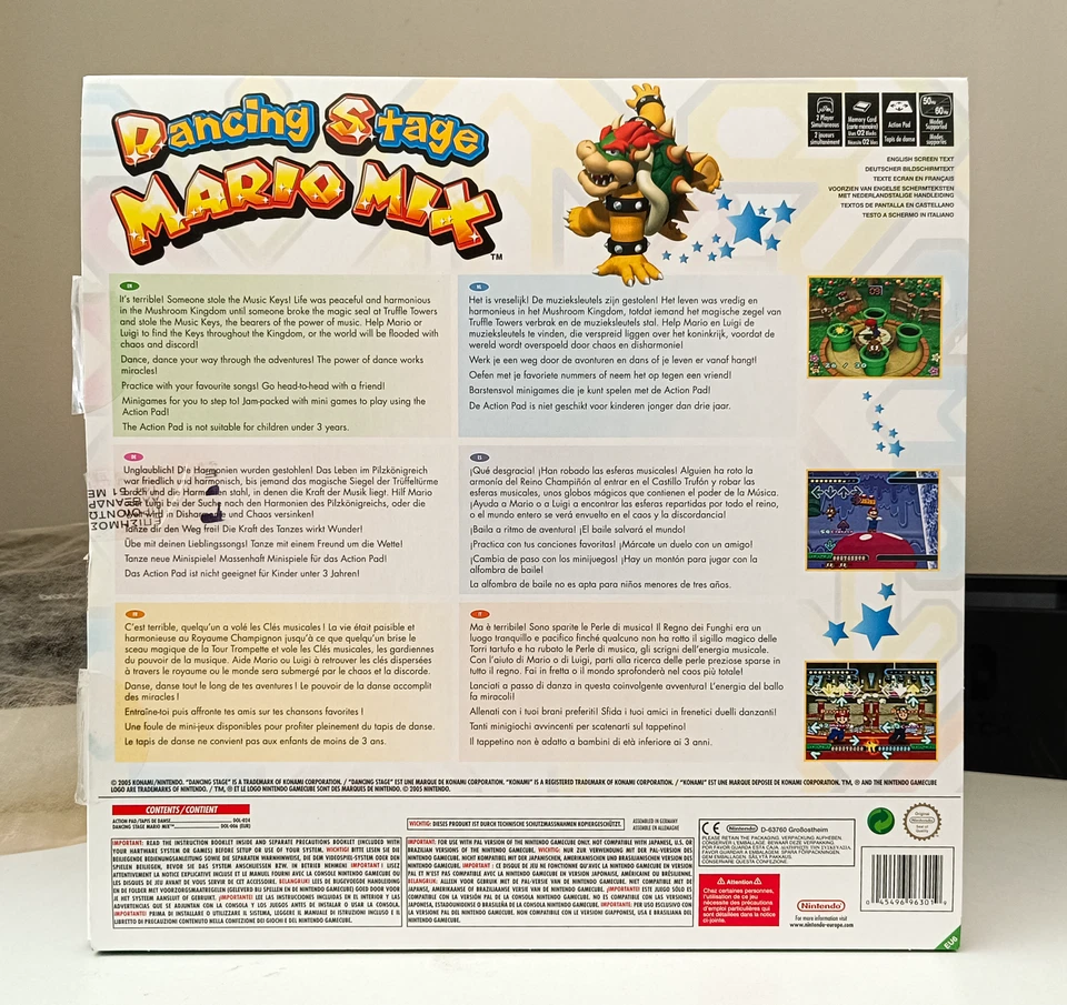 DANCING STAGE MARIO MIX PAK - NINTENDO GAMECUBE - PAL - NEW - Image 2 of 4