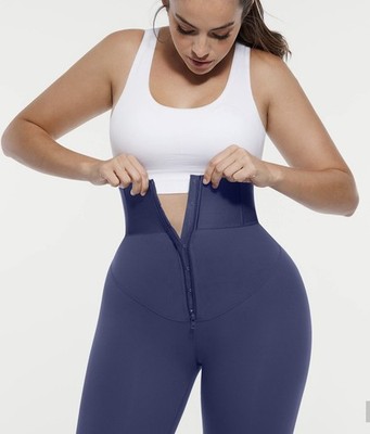 SHAPELLX  AirSlim  High-Waisted Full-Length Shaping Legging, Blue, Size 6XL, NWT