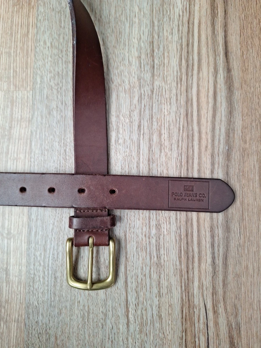 Polo Ralph Lauren Brown with Vintage Belts for Men for sale  display picture 3