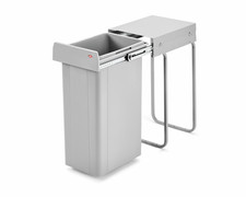 WESCO 8011014 Poubelle Traditionline Single-Boy 585 K/300-1, grise, 32 litres