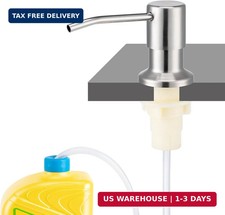Soap Dispenser for Kitchen Sink, Built in Sink Soap Dispenser Brushed Nickel ,