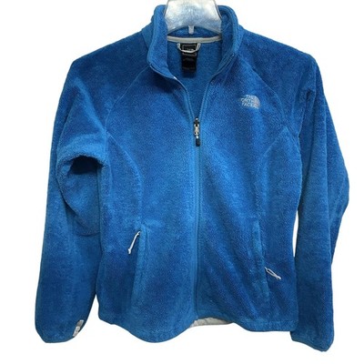 North Face Jacket Womens Small Blue Fleece Full Zip Outdoors Warm Winter S/P