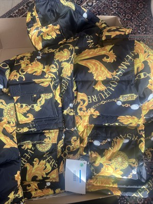 Neue Originale Versace Jeans Couture Daunenjacke: ungetragen und mit Karton 