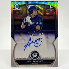 2023 Bowman Chrome #CPA-AS Axel Sanchez Prospect Autographs Refractor #/499