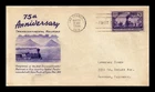 US COVER TRANSCONTINENTAL RAILROAD 75TH ANNIVERSARY FDC SCOTT 922 GRIMSLAND