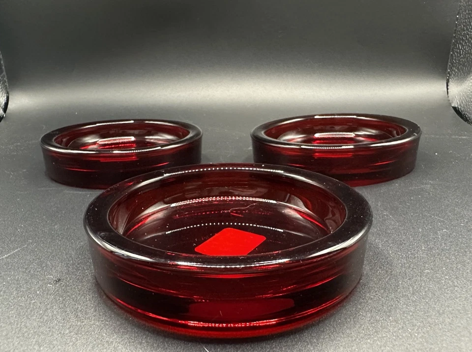 Ящик и бочка красный стеклянный подсвечник стойка держатель комплект -3 - Изображение 2 из 4