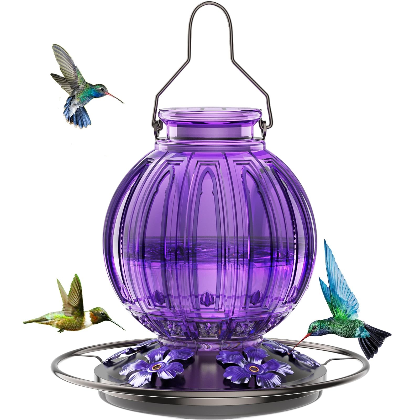 For Outdoors Hanging Bird Nectar Feeder With Perch
