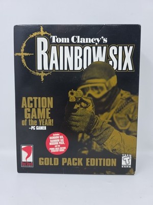 Tom Clancy s Rainbow Six Gold Pack Edition PC Factory Sealed 1999