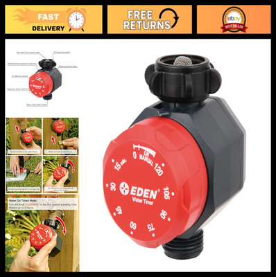 1-Zone Mechanical Watering Hose Timer for Lawn & Garden Irrigation System