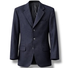 HUGO BOSS BY LORO PIANA VINTAGE MENS WOOL/CASHMERE CLASSIC BLAZER JACKET SZ 52