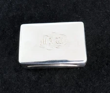 1801 English Sterling Silver Vinaigrette or Scent Box 