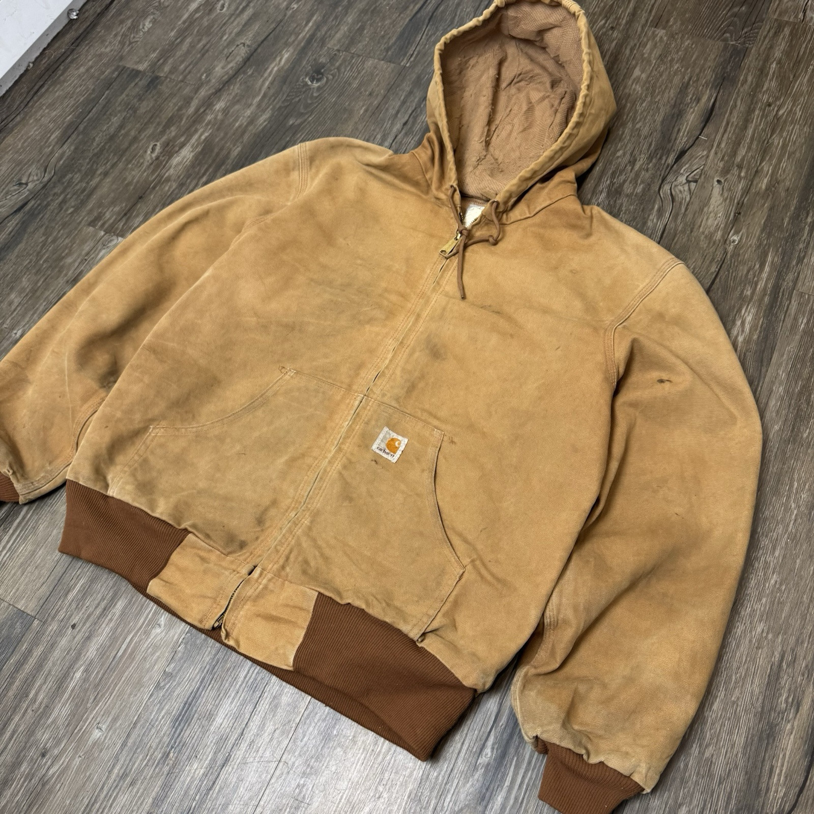 Carhartt Active Jacket J131 Brown Detroit style coat image 2
