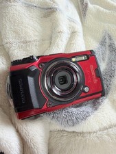 OLYMPUS Tough TG-6 Red Compact Digital Camera Tested Working Seller Japan
