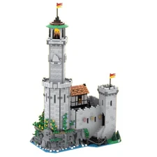 10305 Castle Alternative Build: Fortified Lighthouse 3398 Pieces MOC Build