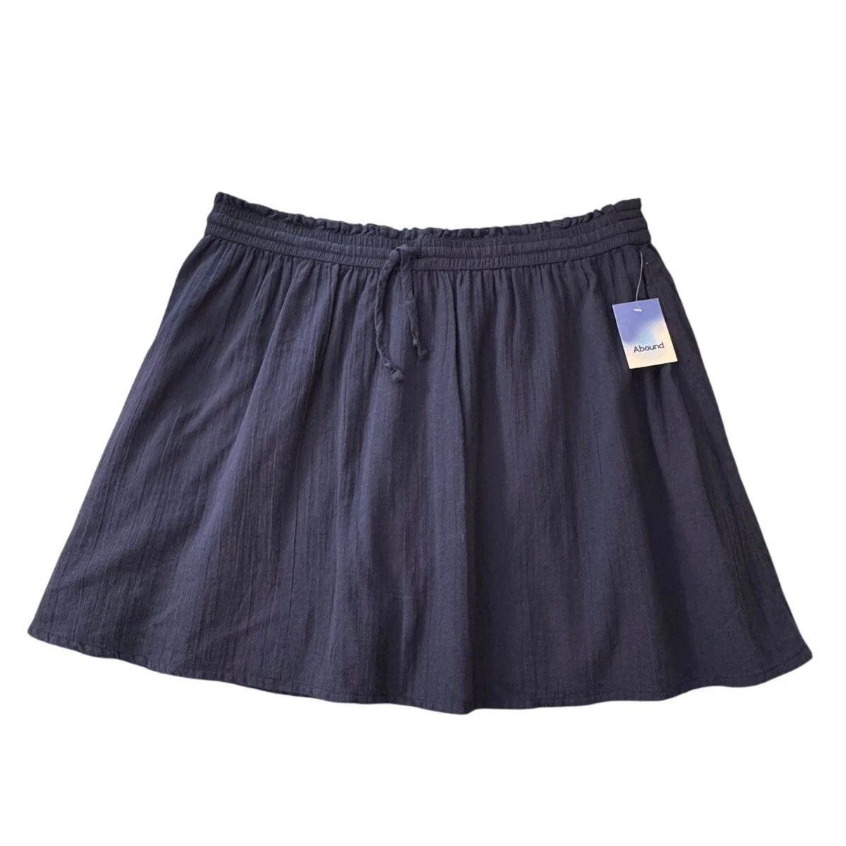 New ABOUND NORDSTROM Women's 100% Cotton Mini Skirt Size XL