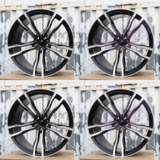 New Set 22 Inch Rims Wheels 22x10 30 22x11 32 5x112 Cb 66.6 Fits Bmw