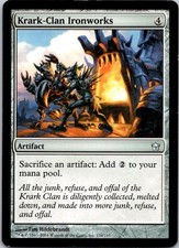 MTG Magic The Gathering Krark-Clan Ironworks Fifth Dawn Played See Scan E