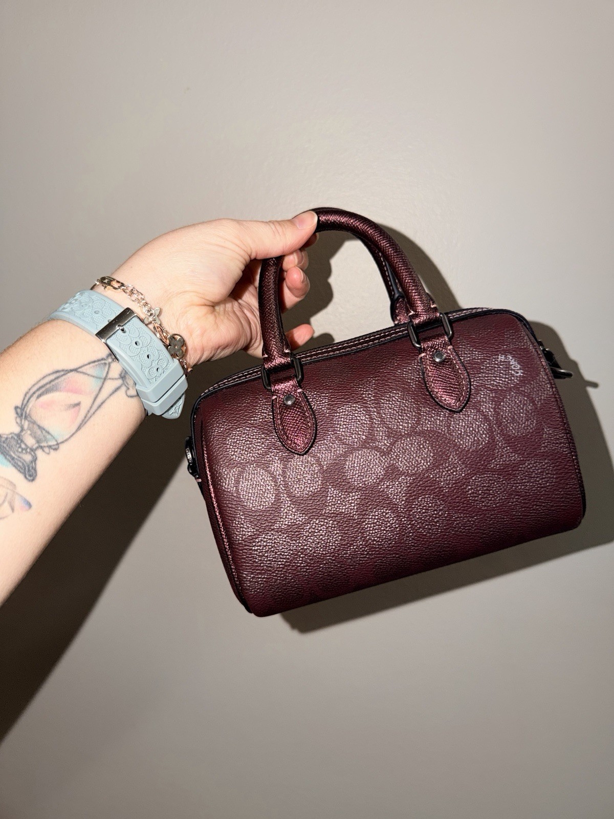 Coach  Mini Rowan Crossbody Bag & Mirror Bag Charm Set - CX 186 thumbnail 3