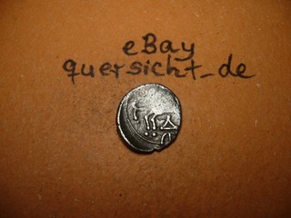 Kelte: Gallien Aedui/Lingones (80 50 BC) AR Quinar 13 90 mm 1 52 g (CA6127)