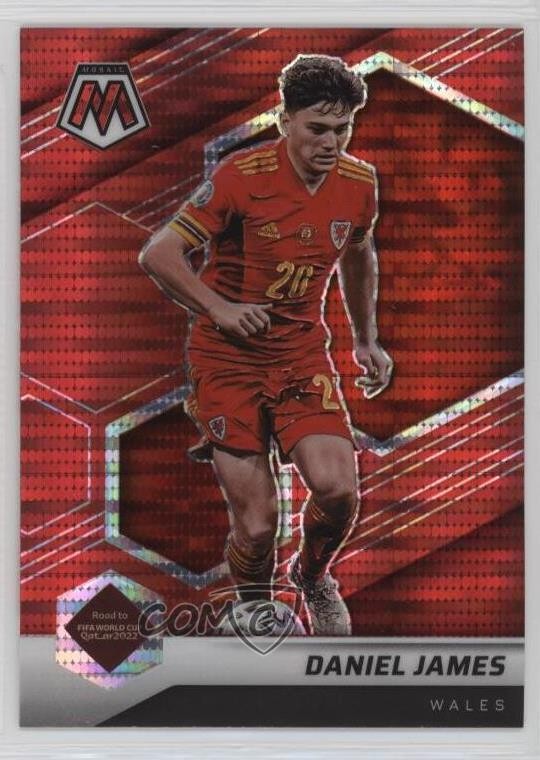 2021 Panini Mosaic FIFA Road to World Cup Red Pulsar Prizm Daniel James #83 0w93