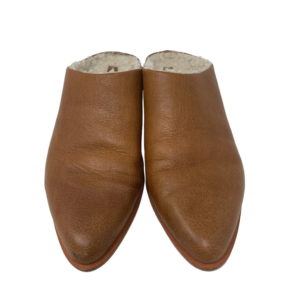 Kelsi Dagger Brooklyn Vela Piel de oveja Forrada Mula Minimalista Bronceado EE. UU. 9,5 Foto 2 de 4