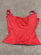 Vintage Victoria  s Secret VS Classic Corset Top Red Medium Lingerie