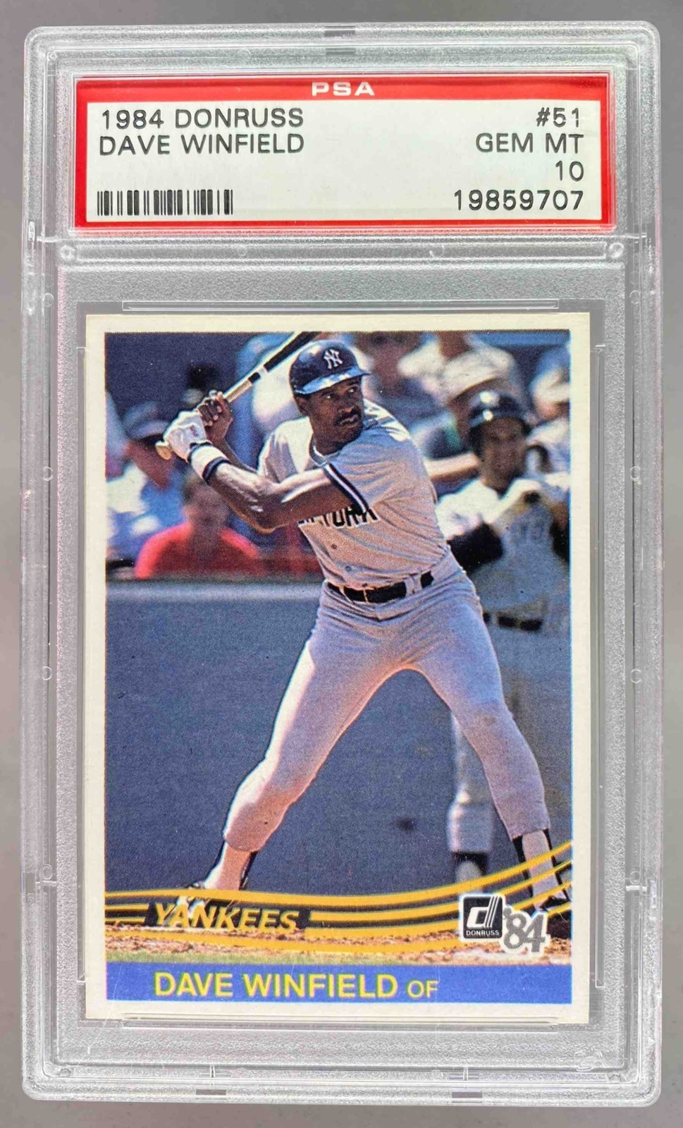 Dave Winfield 1984 Donruss #51 PSA 10 Yankees