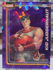2026 Topps Chrome Marvel Sapphire Kid Juggernaut #64 Purple 45/75