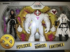 MARVEL LEGENDS X-MEN PSYLOCKE NIMROD FANTOMEX 6 FIGURE SET HASBRO SEALED 2020