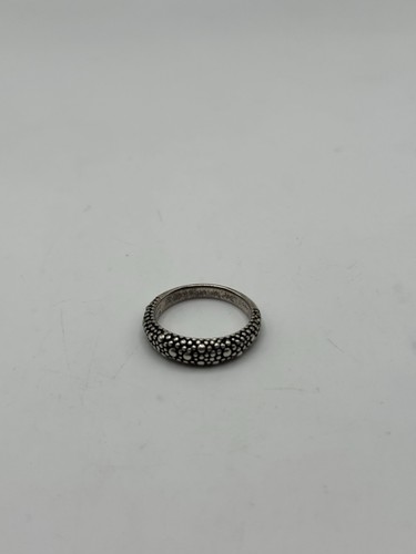 Michael Dawkins Sterling 925 Silver Pebble Bead Band Ring Size 9