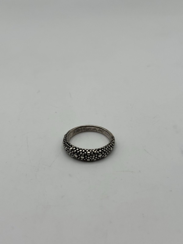 Michael Dawkins Sterling 925 Silver Pebble Bead Band Ring Size 9