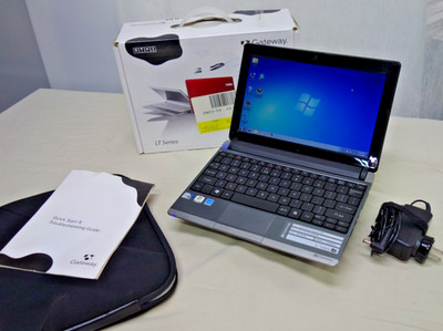 Gateway LT2104u NAV50 Netbook 10.1'' Intel Atom 1GB RAM 250G Box Manual Case Win7