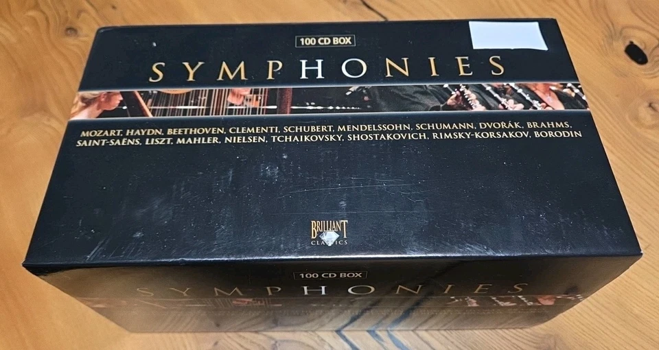 SYMPHONIES Mozart, Brahms, Haydn, Liszt Classics 100 CD Box Set Missing #9 & 11 - Image 2 of 4