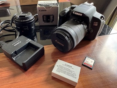 Canon EOS 700D Spiegelreflexkamera Set   Inkl. 2 Objektiven
