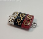 Artisan Dichroic Art Glass Pendant Lot 54.3g — photo 6