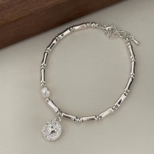 Women 925 Sterling Silver Bracelet Bangle Ladies Jewelry Christmas Gift For-Her*