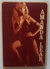 Amanda Lear Old vtg Russian Soviet badge Buttons Singer Musician Rare pin Model
