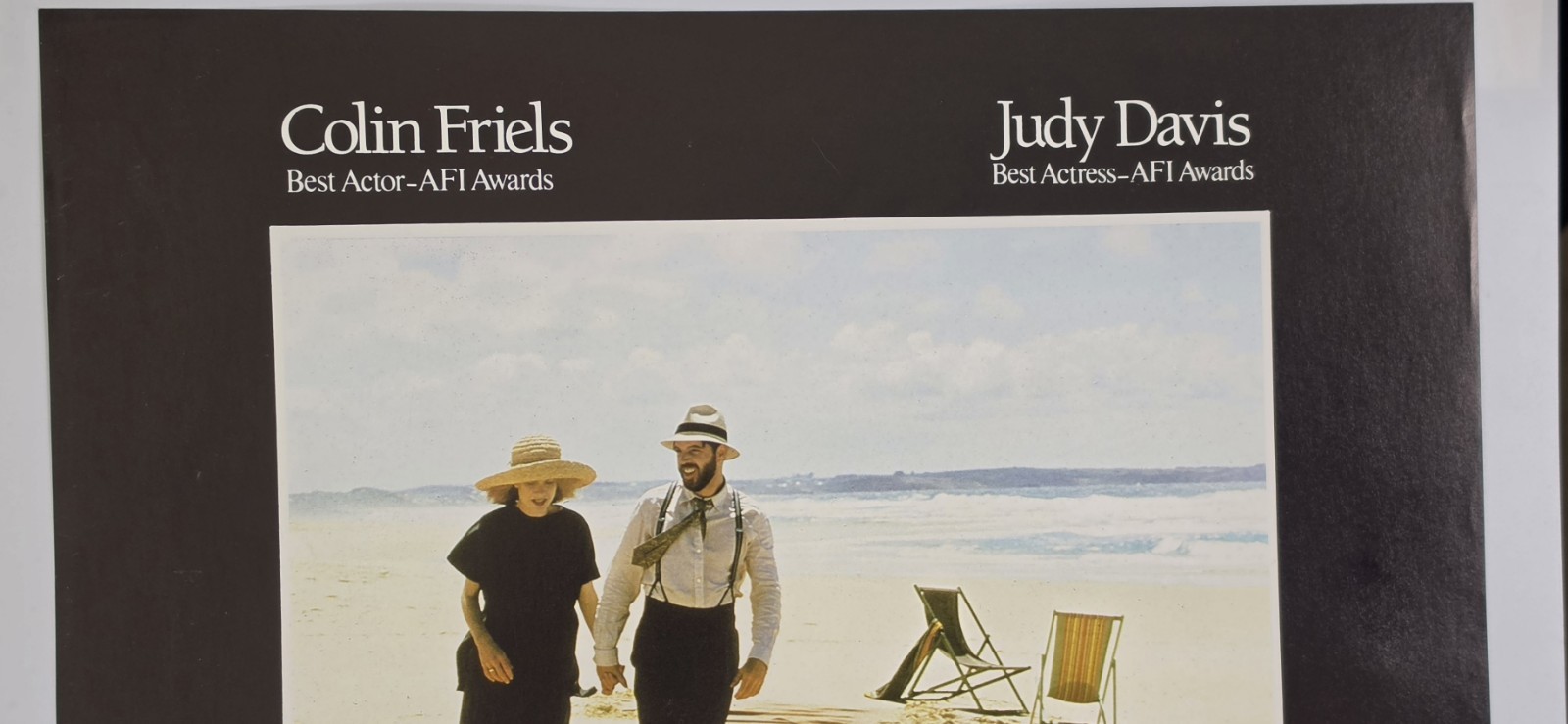 Original Kangaroo (1986) Australian Daybill Poster Judy Davis UNFOLDED NOS image 3