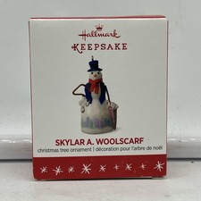 2016 Hallmark Keepsake Miniature Ornament Skylar A. Woolscarf Limited Edition