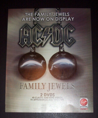 AC/DC Family Jewels 2005 Small Poster Type Advert, Promo Ad | eBay