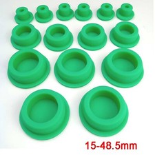 Silicone Rubber Blanking End Caps Pipe Tube Inserts Plugs Bung 15mm-48.5mm Green
