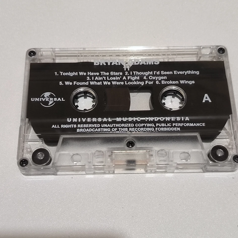 Bryan Adams - 11  - original indonesia cassette tapes 2008 - Image 3 of 4