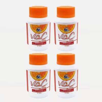 4x Vita C Vitamin C 1000mg & Ascorbic Acid Anti-Aging Antioxidant Immune